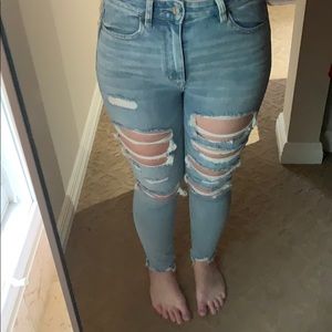 American Eagle High Rise Jeggings/Denim Jeans